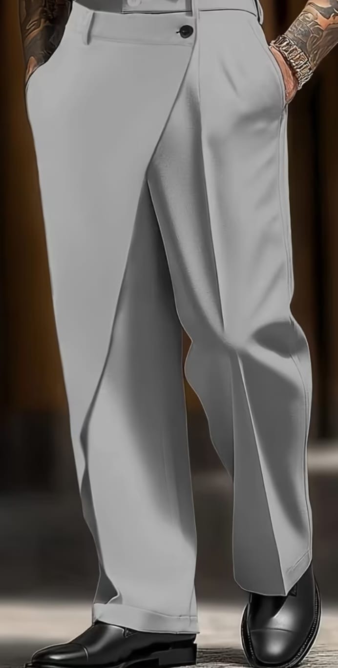 Man gray Stylish pants